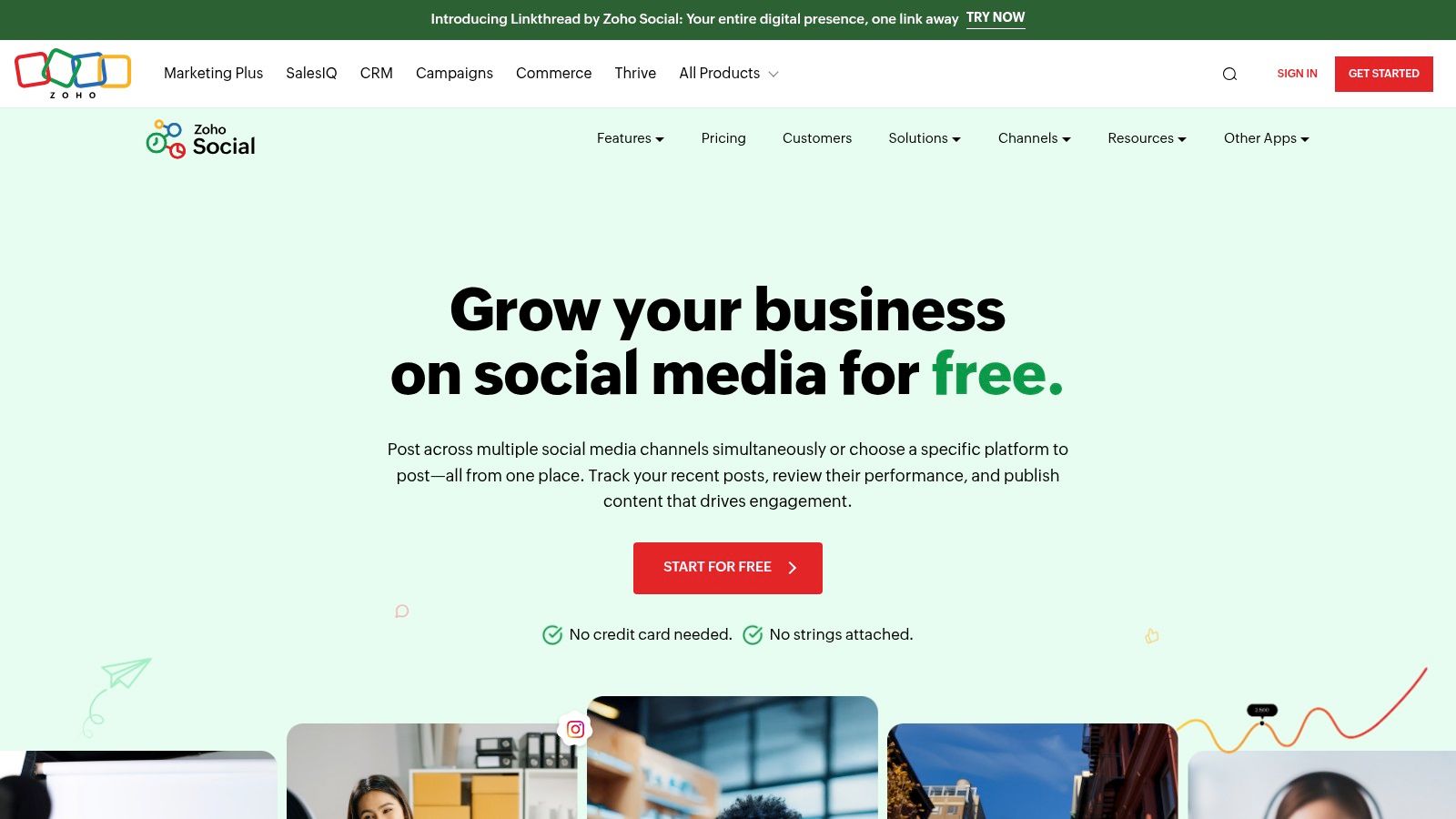 Zoho Social (Free Edition)